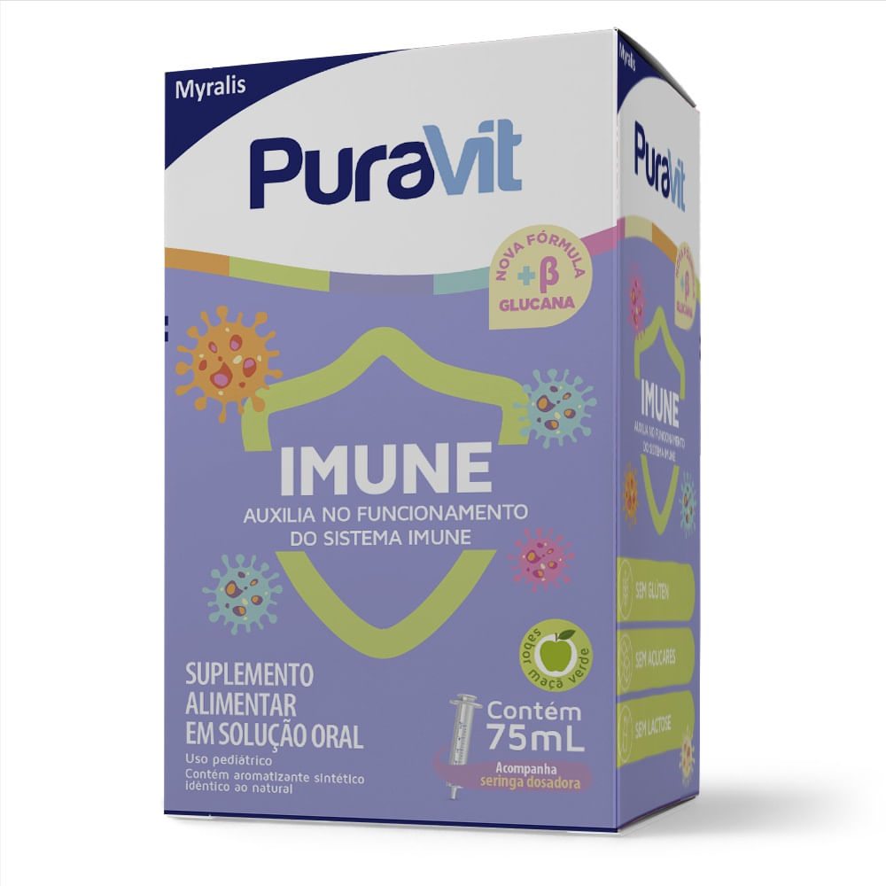 Encontraproduto.com.br - Puravit Imune Myralis 75ml