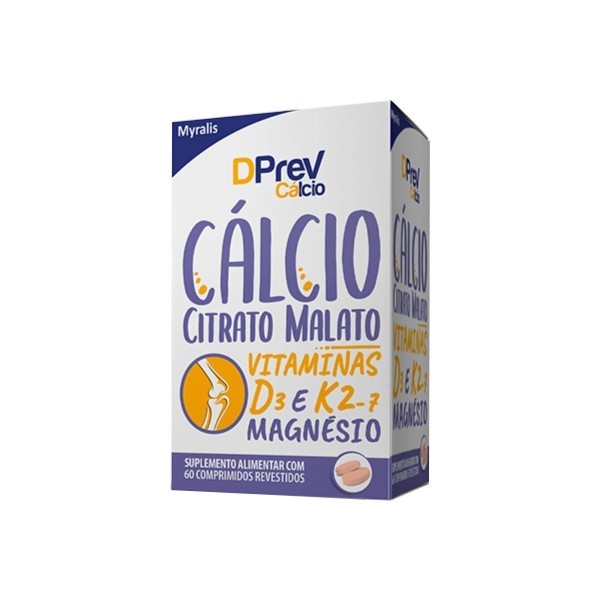 Encontraproduto.com.br - Dprev Cálcio 60 Comprimidos Revestidos
