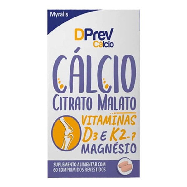 Encontraproduto.com.br - Dprev Cálcio 60 Comprimidos Revestidos