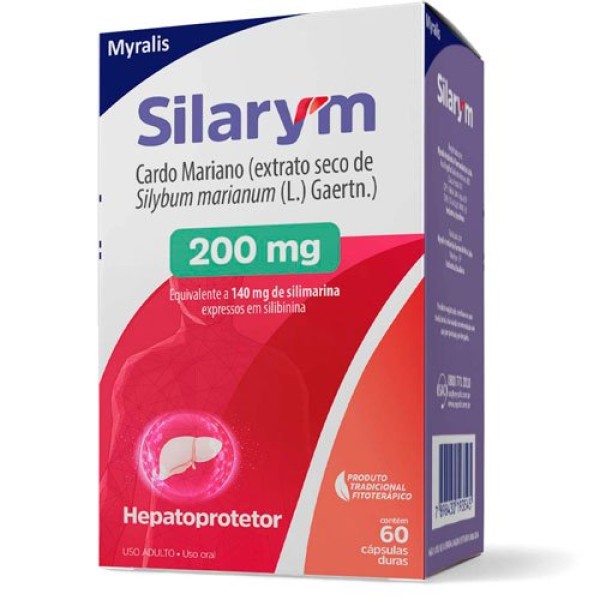 Encontraproduto.com.br - Silarym Com 60 Capsulas 200mg