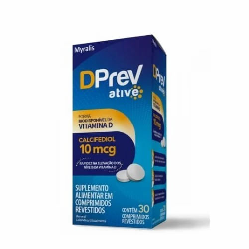 Encontraproduto.com.br - Vitamina D 10mcg Myralis Dprev Ative 30 Comprimidos