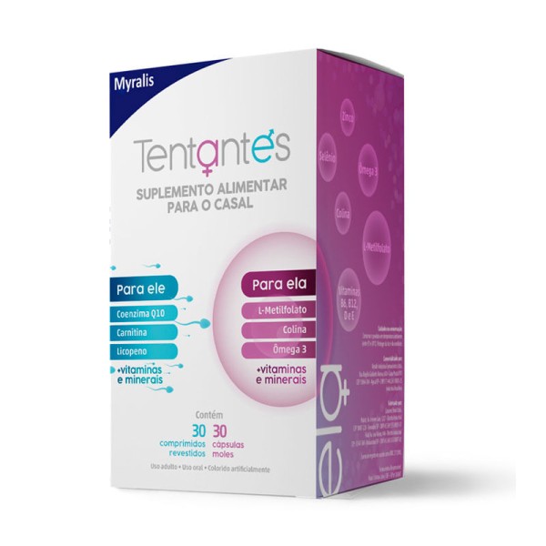Encontraproduto.com.br - Tentantes 30 Comprimidos+30 Cápsulas Myralis