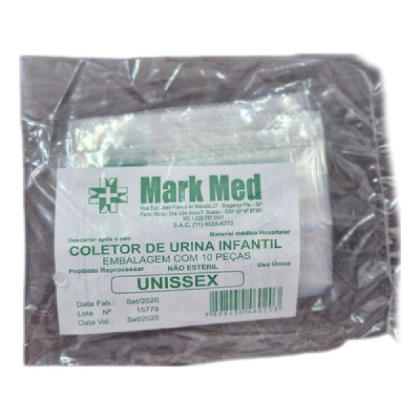 Encontraproduto.com.br - Mark Med Coletor De Urina Infantil Unissex C/10