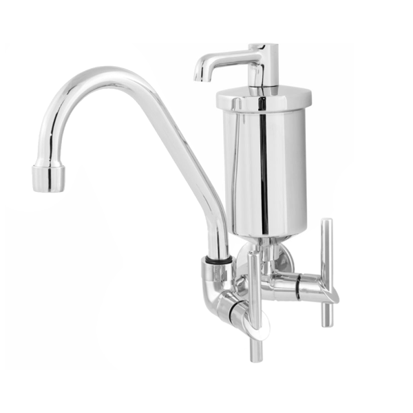Encontraproduto.com.br - Torneira de Parede C/ Filtro Giratória Gourmet 2167 C69 Cromada - LIDER METAIS