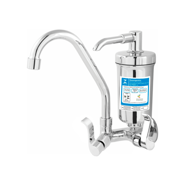 Torneira de Parede com Filtro Giratória Gourmet 2167 C67 Cromada - LIDER METAIS