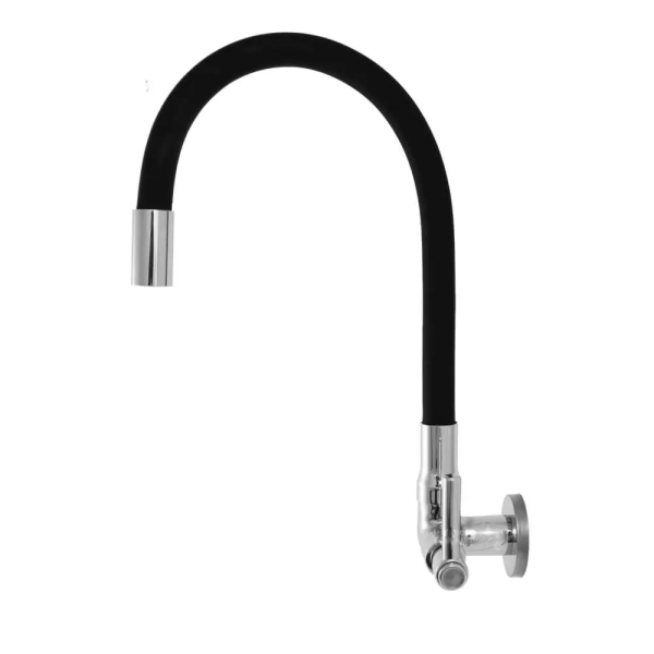 Encontraproduto.com.br - Torneira de Parede para Cozinha 1167 C70 Flex Black - LIDER METAIS