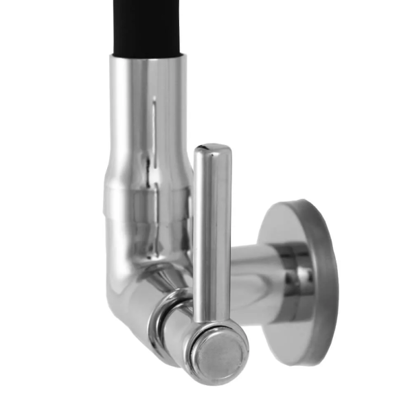 Encontraproduto.com.br - Torneira de Parede para Cozinha 1167 C70 Flex Black - LIDER METAIS