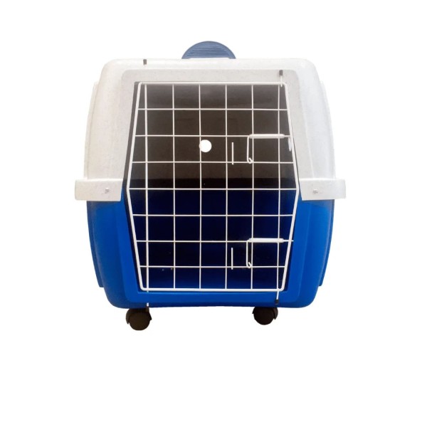 Encontraproduto.com.br - Caixa de Transporte Clicknew Azul com Roda