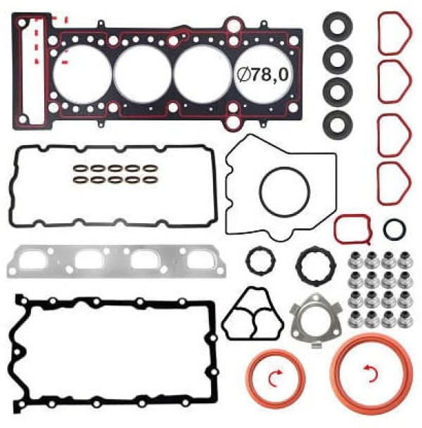Junta de Motor Doblo Grand Siena Idea Palio Punto Siena Strada Cooper Cooper One Cooper S Bastos 141087PKR