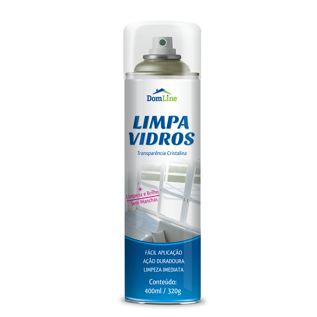 Encontraproduto.com.br - Limpa Vidros Aerossol Super Dom 300ml Dom Line