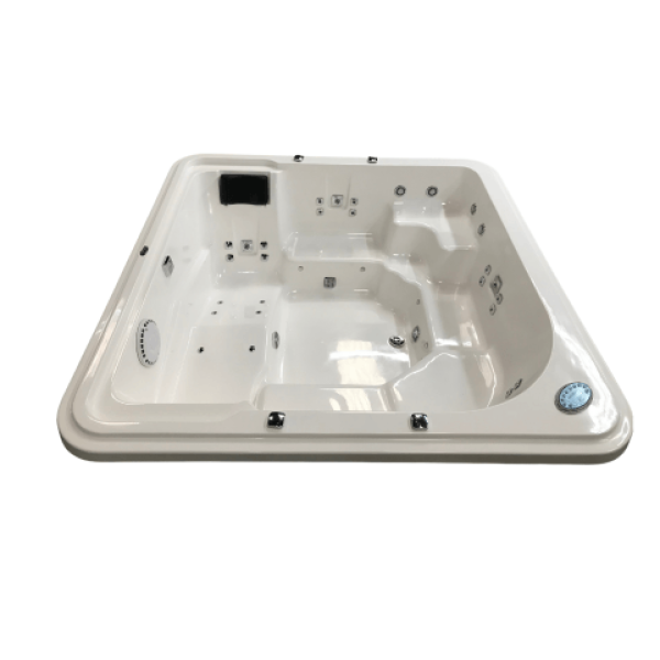 Encontraproduto.com.br - SPA Harmony Top Line LInha Relex 09.0615-T 5 Lugares 230x120cm Branco Ouro Fino