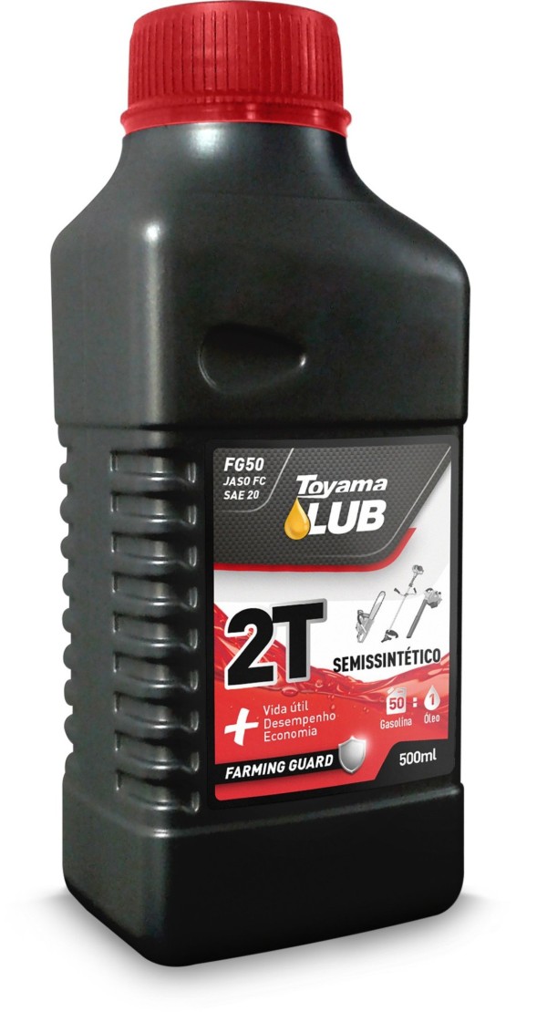 Encontraproduto.com.br - Oleo Para Motores 2T 500ML Semi-Sintético FG50/JASO FC SAE20 - Toyama