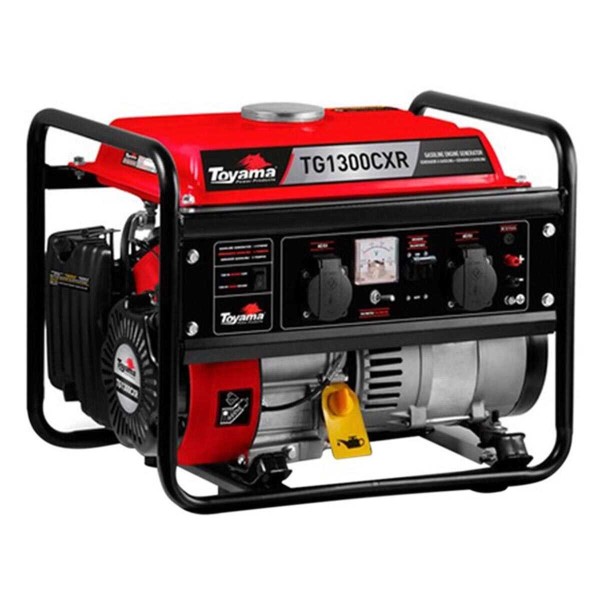 Encontraproduto.com.br - Gerador Toyama A Gasolina TG1300CXR Monofasico 115/230V 1250W Partida Manual (MP)