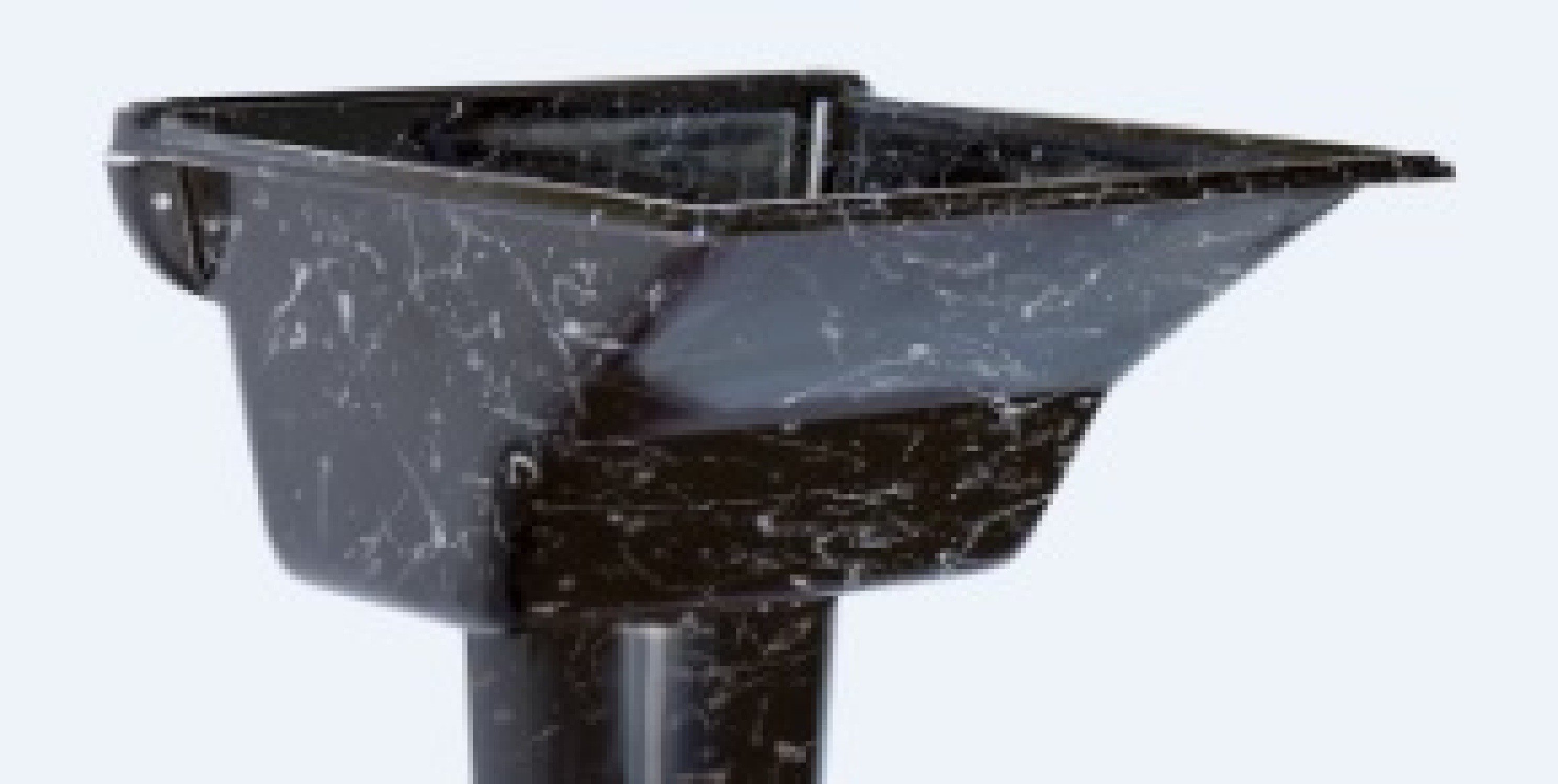 Encontraproduto.com.br - Tanque Marmorite 40l com Coluna Preto Hidrofama