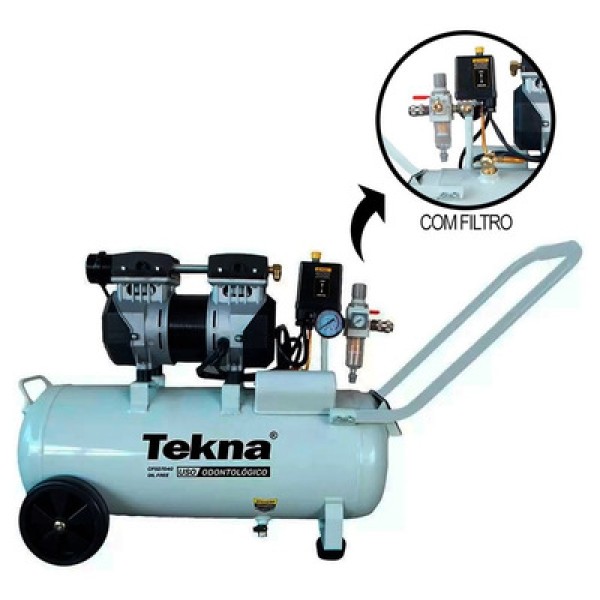 Encontraproduto.com.br - Compressor de Ar Cpsd7040-2 220V/60Hz 35L 1,2Hp 8 Bar Tekna