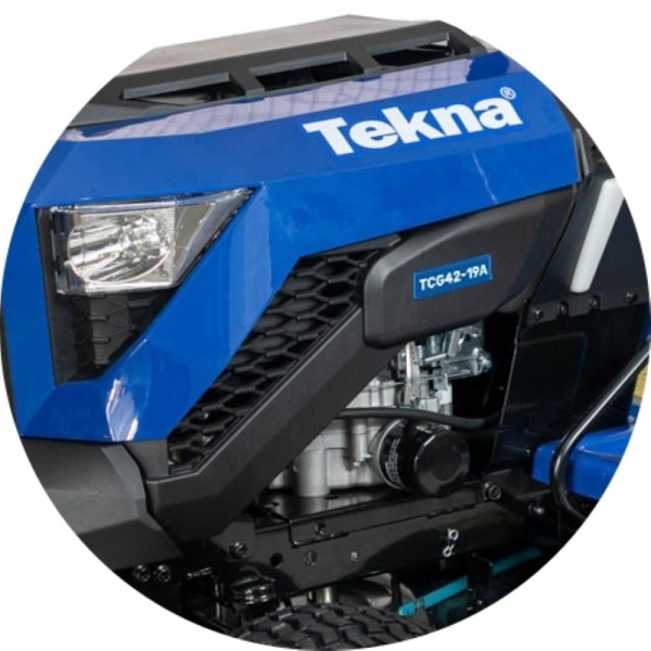 Encontraproduto.com.br - Cortador De Grama Dirigivel Gasolina Tcg42-19a Tekna 19,5hp 546cc Motor Toyama Com 106,68cm De Corte