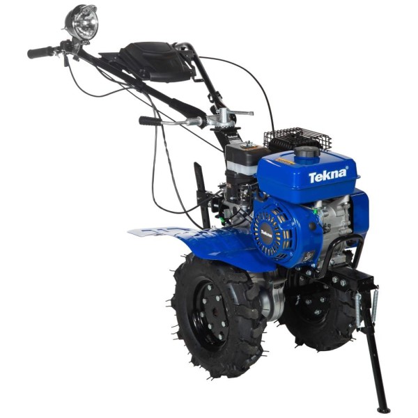 Encontraproduto.com.br - Motocultivador a Gasolina TK90R Tekna 7HP 212CC Com 24 Lâminas Guidão Rotacional e Enxadas Modulares