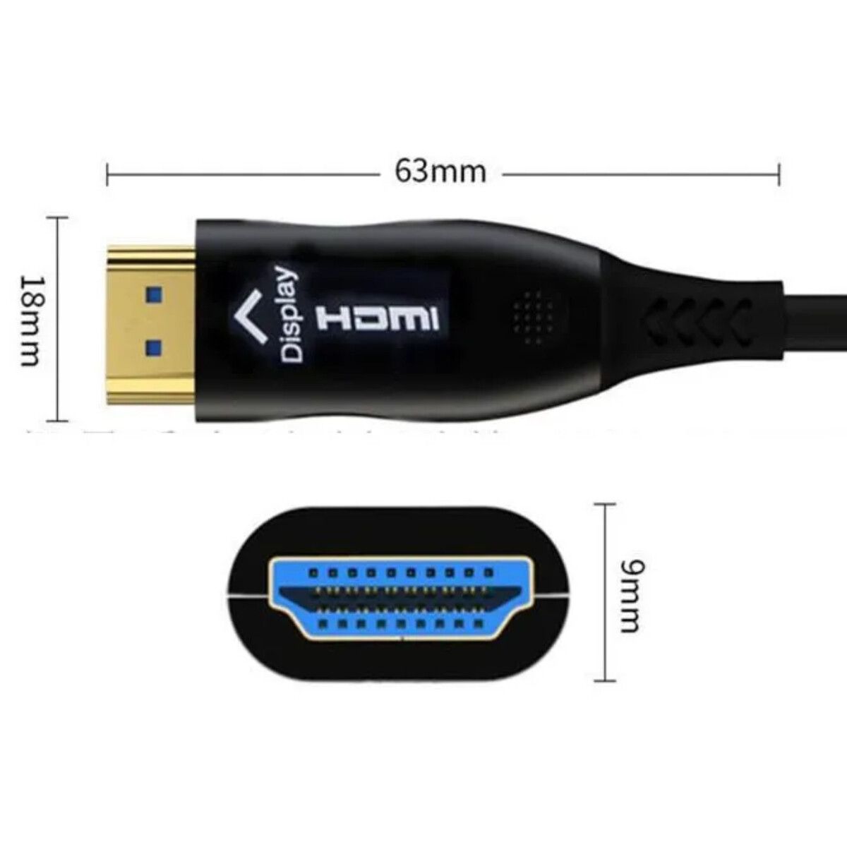 Encontraproduto.com.br - Cabo Hdmi 2.0 18gbps 4k 60hz Hdr Optico 10mts 08.051 Cabos Golden