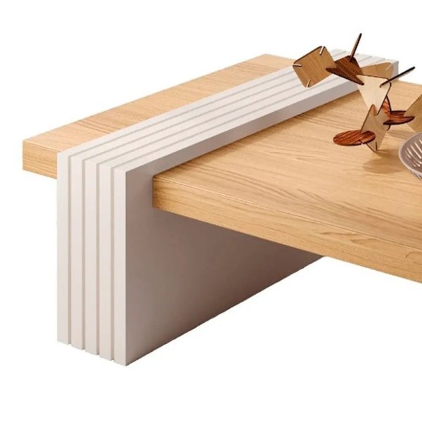 Encontraproduto.com.br - Mesa De Centro Hb Luna Sem Espelho Freijo-off White