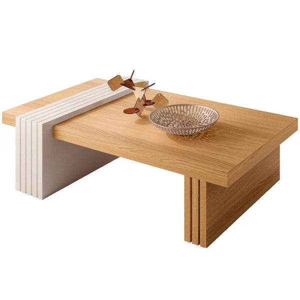 Encontraproduto.com.br - Mesa De Centro Hb Luna Sem Espelho Freijo-off White