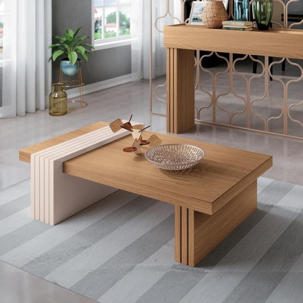 Encontraproduto.com.br - Mesa De Centro Hb Luna Sem Espelho Freijo-off White
