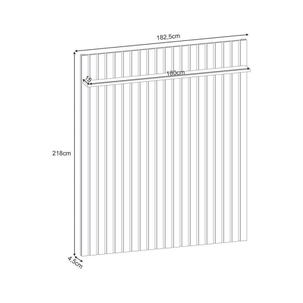 Encontraproduto.com.br - Painel Ripado Suspenso Tv Até 70 2 Portas You 1.8 Cinamomo / Off White - Hb Móveis
