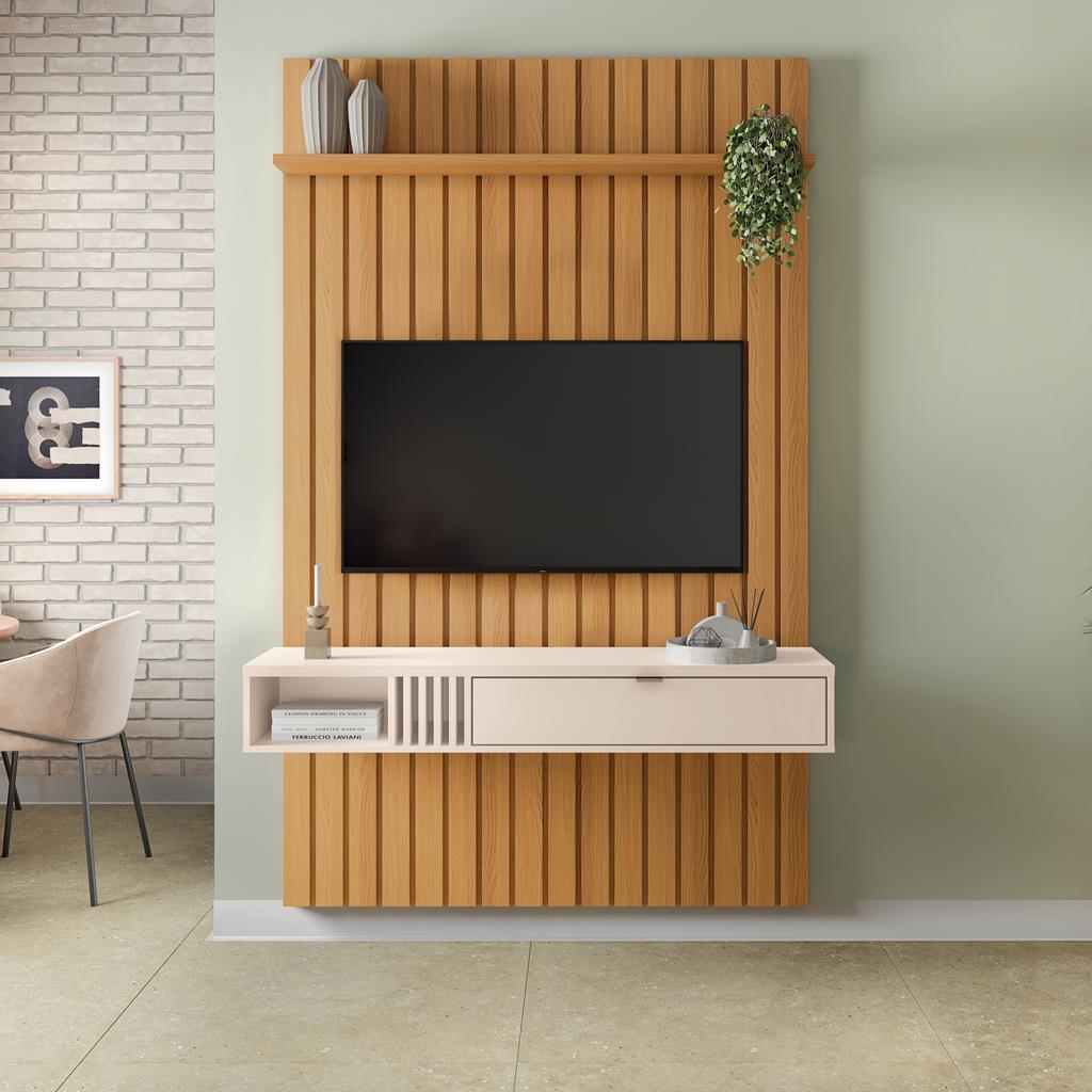 Painel Ripado para TV até 50 Polegadas 1 Porta You 1.3 HB Móveis