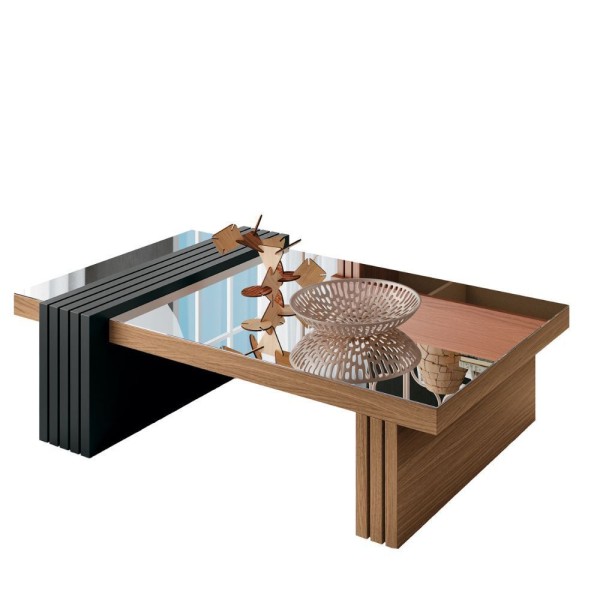 Encontraproduto.com.br - Mesa De Centro Hb Luna Com Espelho Freijo-preto