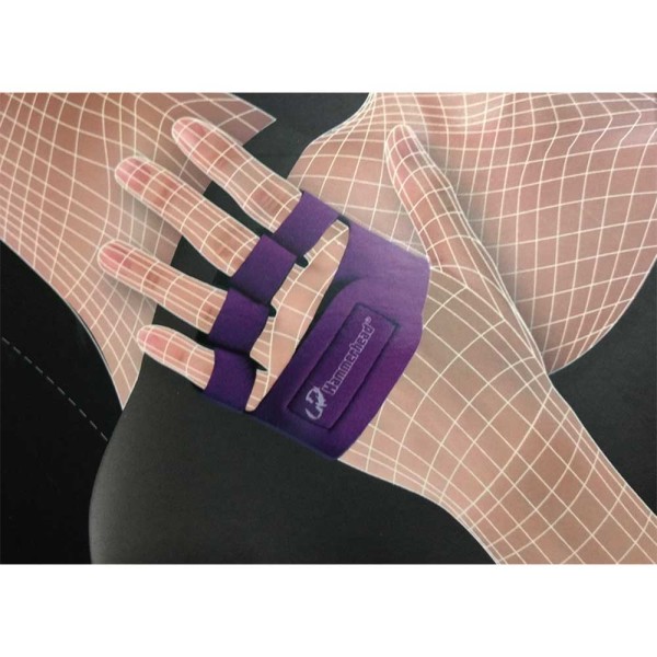 Protetor de Palma Ajustável P Feminino Roxo HammerHead