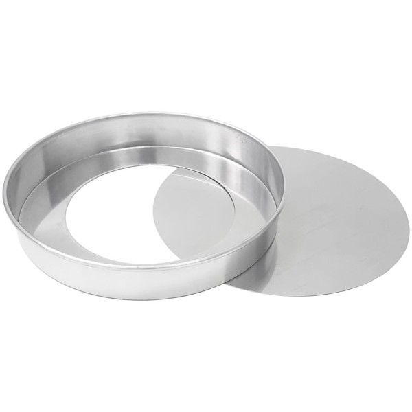 Encontraproduto.com.br - Forma Redonda Fundo Falso 11 X 7 ( Alum) Tamanho:Único