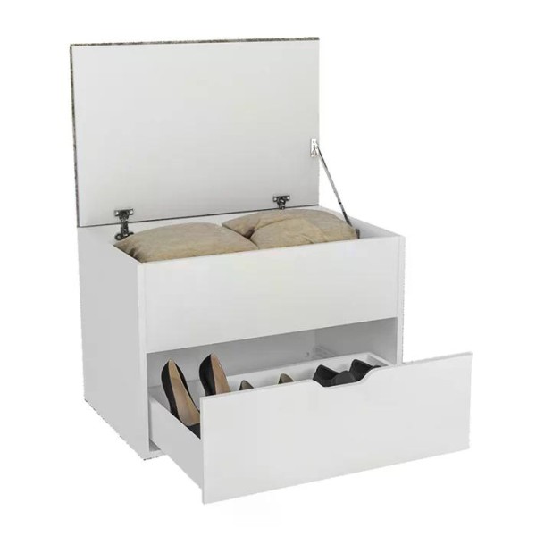 Encontraproduto.com.br - Kit 02 Puff Bau Organizador Multiuso PU2051 Tecno Mobili