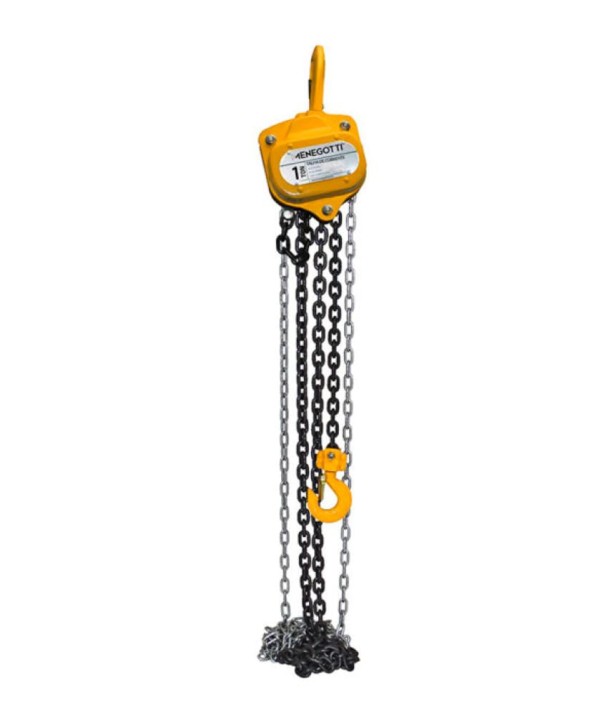 Encontraproduto.com.br - Talha de Corrente MTC 1,0T-3m Menegotti