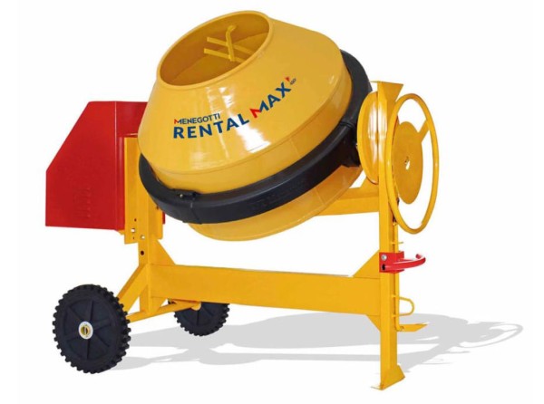 Encontraproduto.com.br - Betoneira 400L Rental Max Com Motor Monofásico 2Cv 110V 60Hz 4P Com Roda Maciça Menegotti