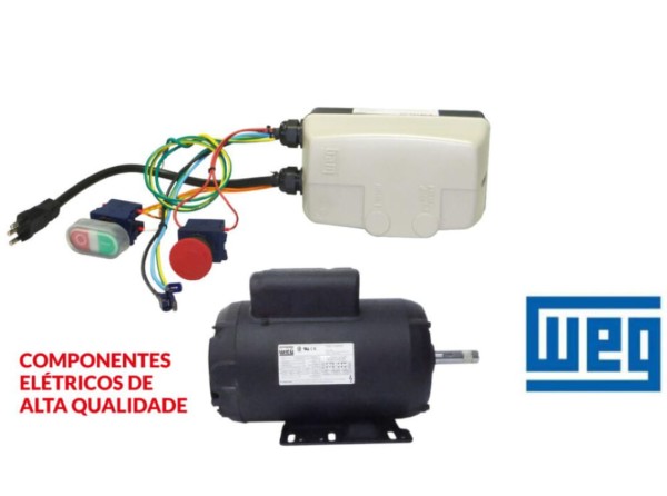 Encontraproduto.com.br - Betoneira 400L Rental Com Motor Monofásico 2Cv 220V 60Hz 4P Com Roda Maciça Menegotti