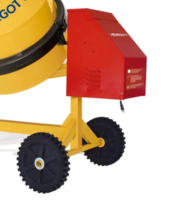 Encontraproduto.com.br - Betoneira 500L Rental Com Motor Trif 3Cv 220V 60Hz 4P Com Roda Maciça Menegotti