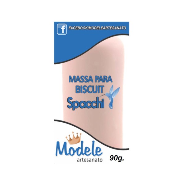 Encontraproduto.com.br - Massa para Biscuit Rosa 036 90g Modele