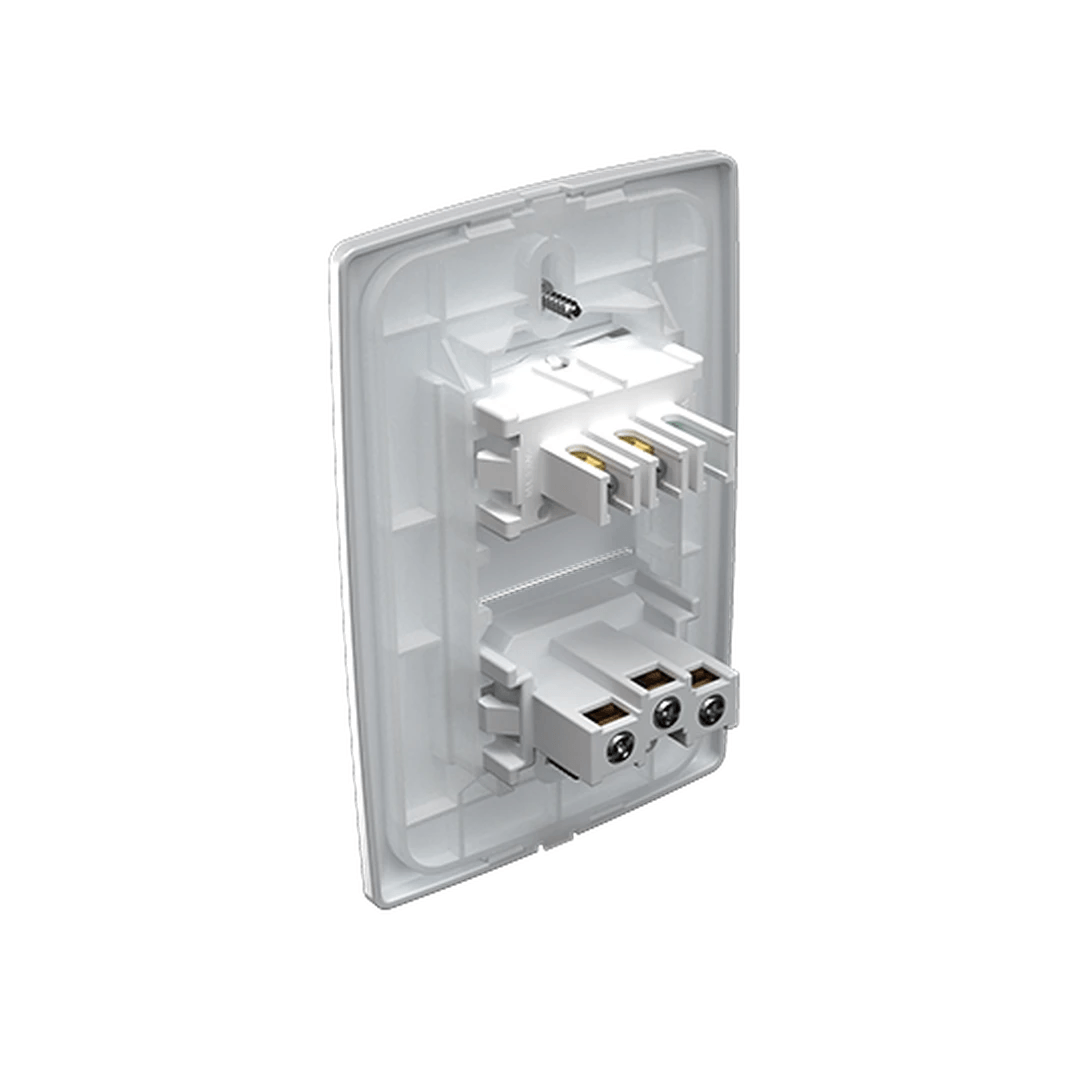 Encontraproduto.com.br - Interruptor Petra 1 Simp+Tom 2P+T C/Pl 10A 250V 39057 c/10pcs