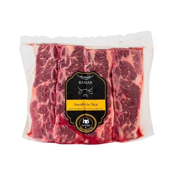 Tiras de Costela Bovina Bananinha Congelada Bassar 950g