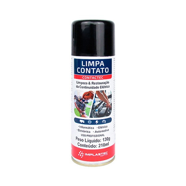 Encontraproduto.com.br - Spray Limpa Contatos Implastec Contactec 210 ml  - AC2407