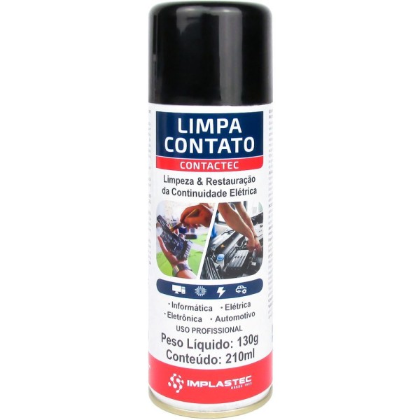 Encontraproduto.com.br - Spray Limpa Contatos Implastec Contactec 210 ml  - AC2407