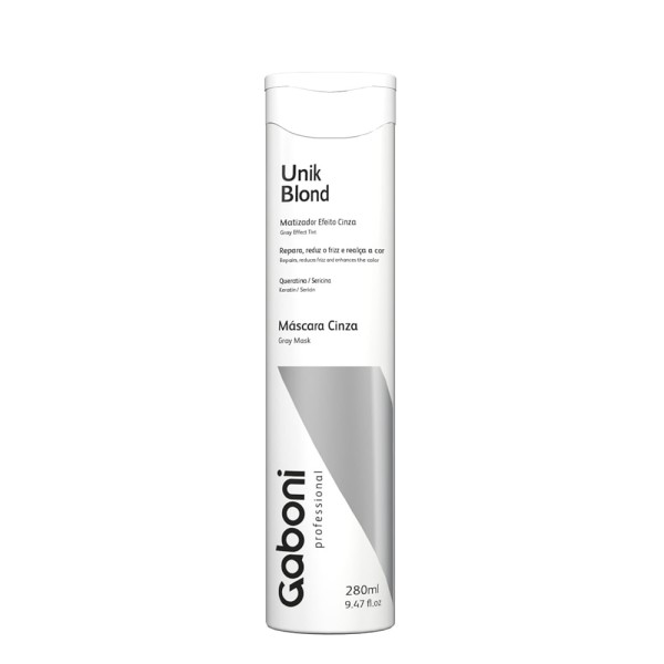 Máscara Gaboni Matizadora Cinza (Platinado) UnikBlond 280ml