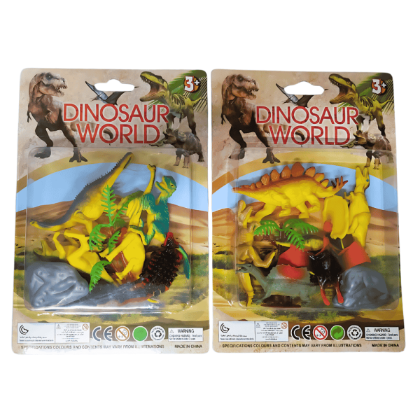Encontraproduto.com.br - Kit Dinossauros c/ 8 Peças Sortido Bee