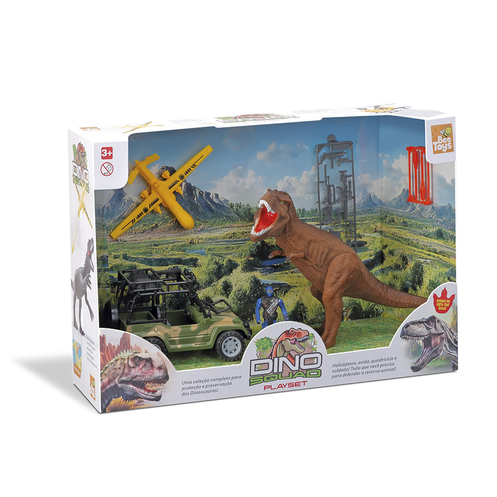 Brinquedo Dino Squad Playset Rex Bee Toys