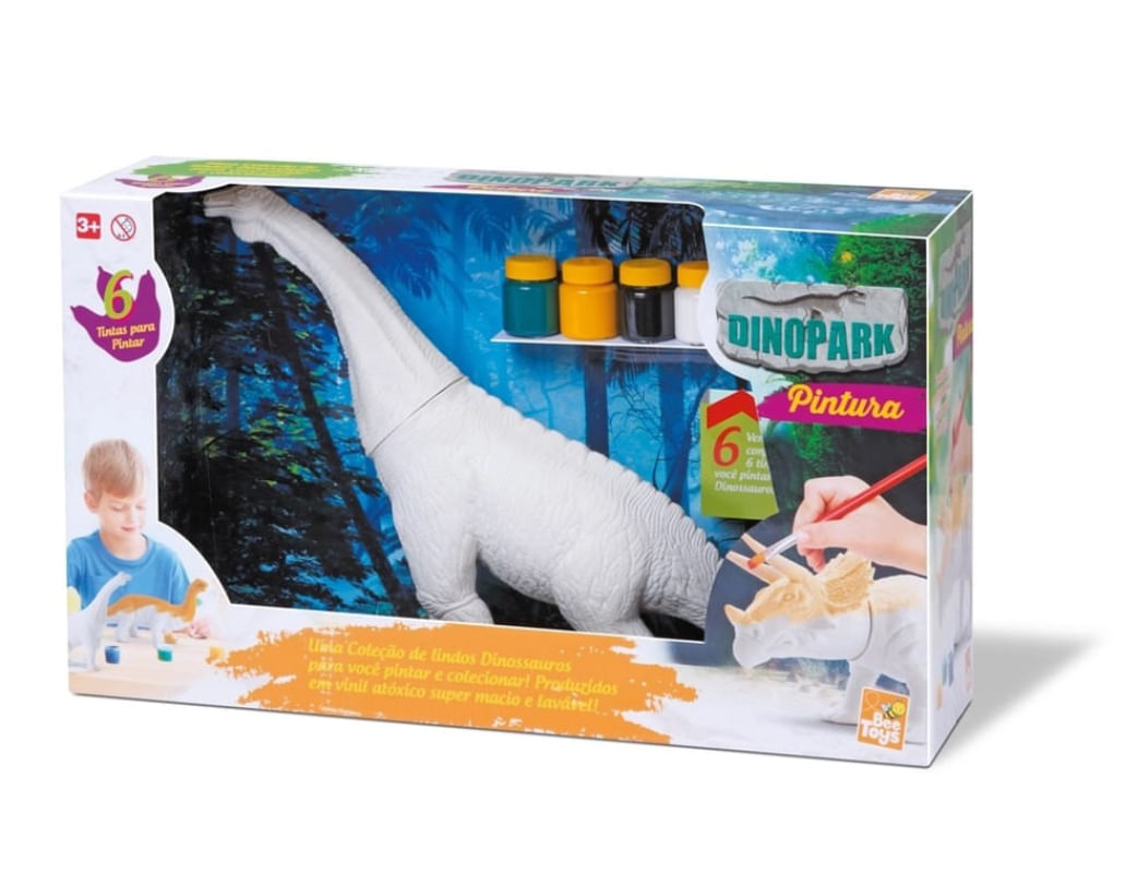 Encontraproduto.com.br - Dinopark Pintura Bee Toys