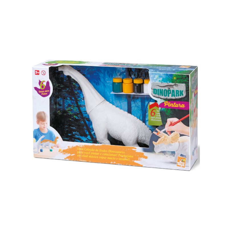 Encontraproduto.com.br - Dinopark Pintura Bee Toys