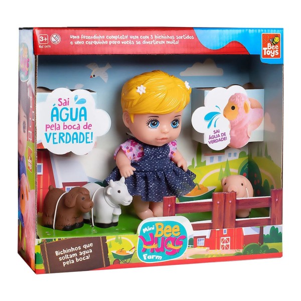 Encontraproduto.com.br - Boneca Fazendinha com Bichinhos Bee Toys 979