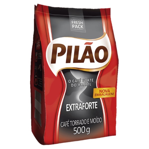 Café Torrado e Moído Pilão Extra Forte Pouch 500g