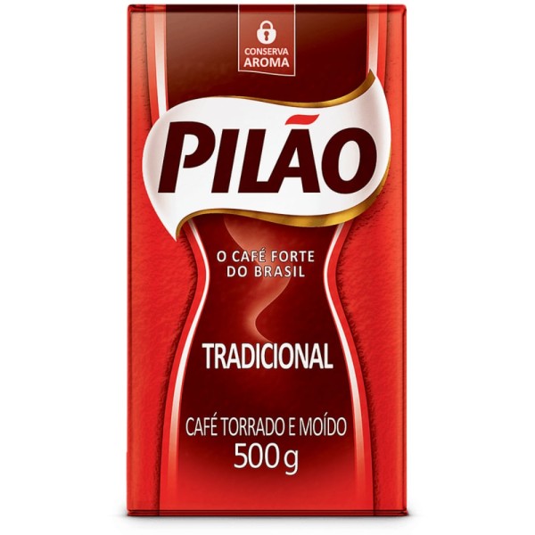 Café Torrado e Moído Pilão Tradicional Vácuo 500g