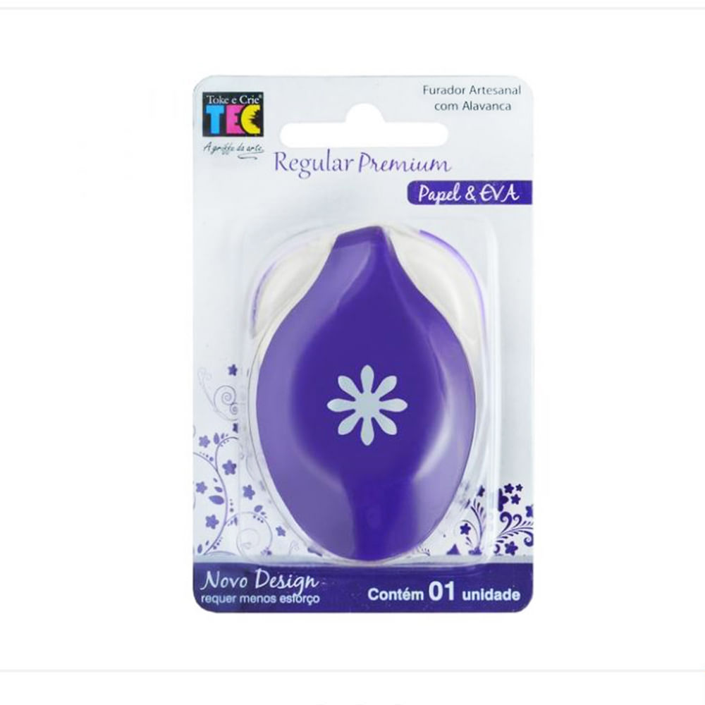 Encontraproduto.com.br - Furador Regular Premium Papel & EVA Toke e Crie Margarida - 5818 - FRA030