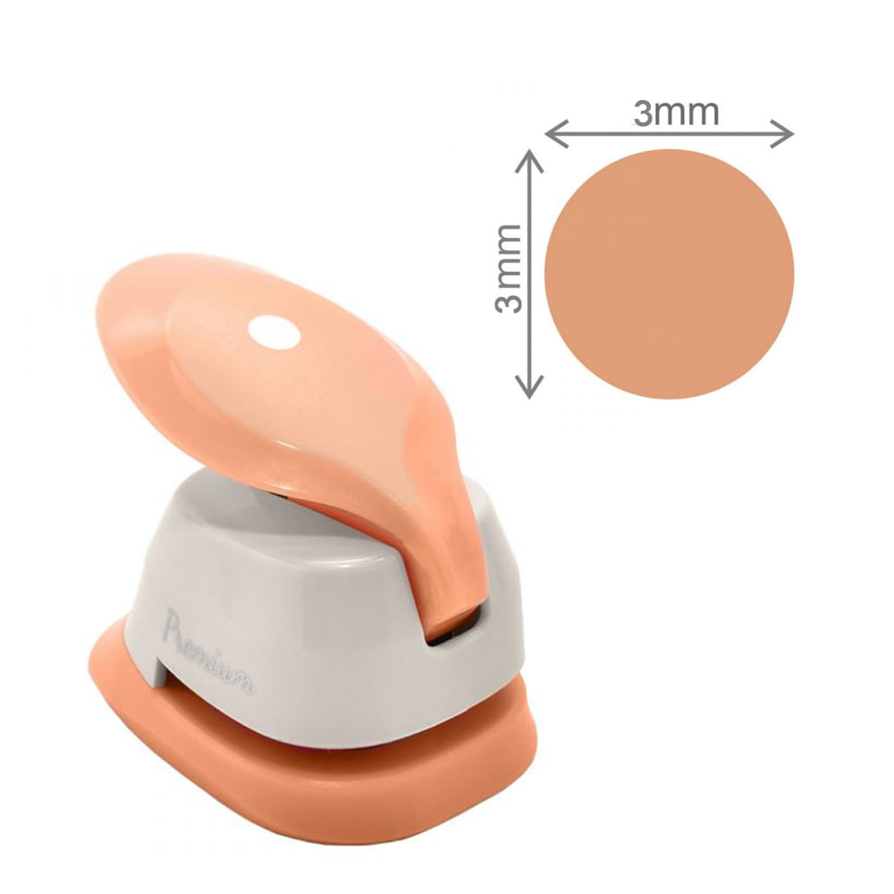 Encontraproduto.com.br - Furador Mini Premium Papel & EVA Toke e Crie Círculo 1/8